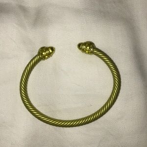 David Yurman aluminum bracelet